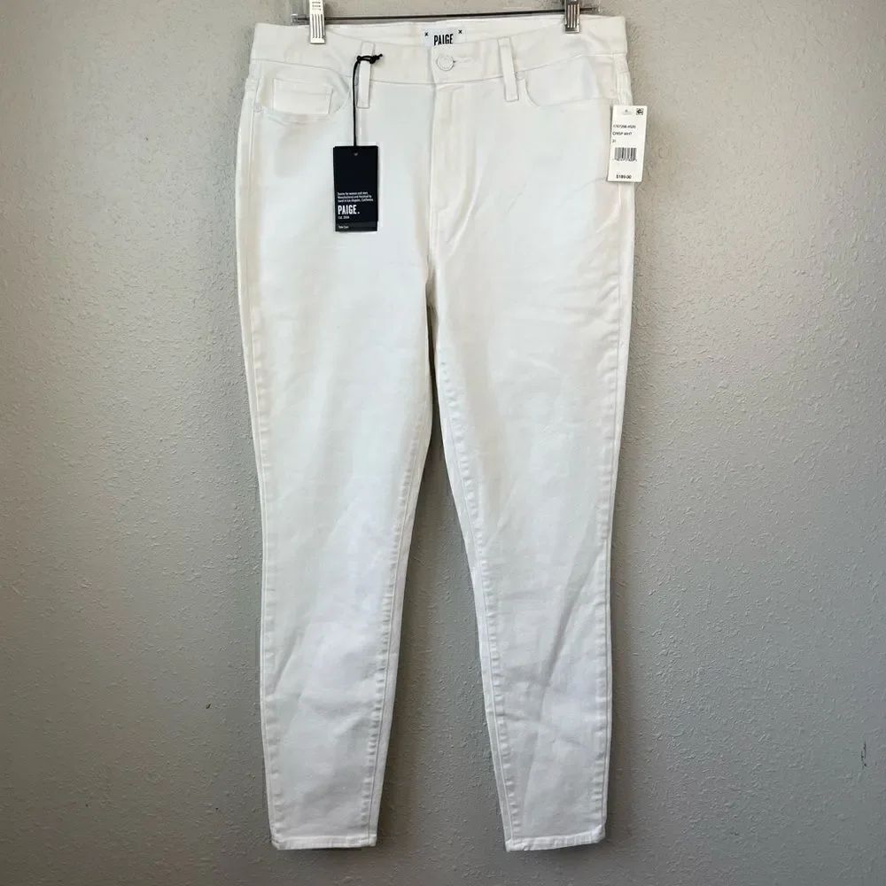 NWT Paige Hoxton Ankle High Rise Skinny Jeans Size 31